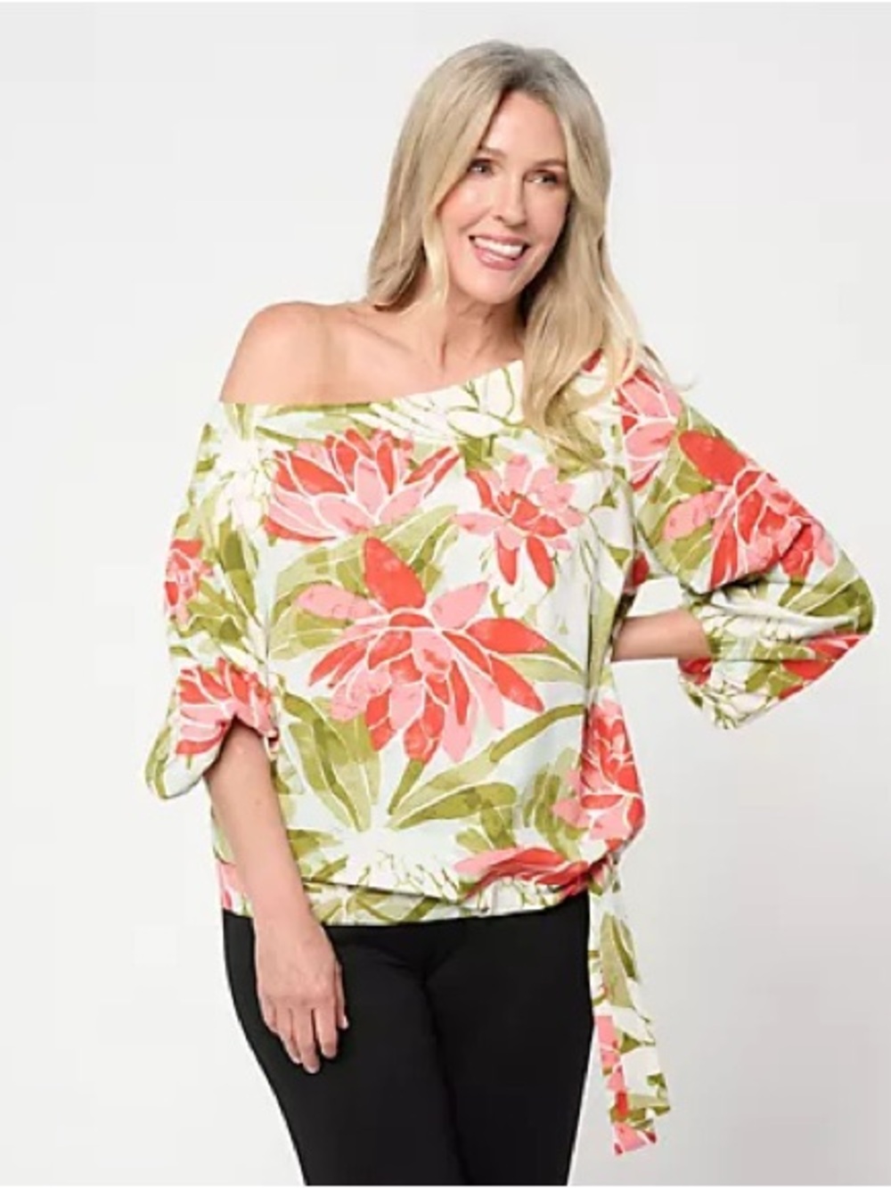 Elegant Floral Women's Blouse